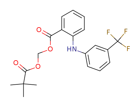 Benzoic acid, 2-[[3-(trifluoromethyl)phenyl]amino]-,
(2,2-dimethyl-1-oxopropoxy)methyl ester