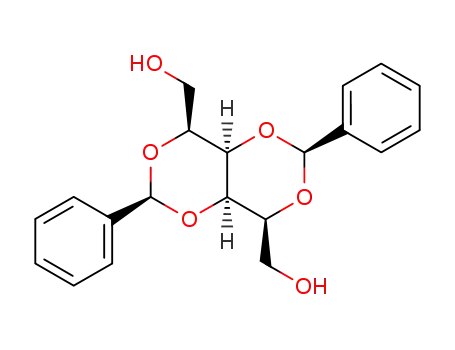 Molecular Structure of 13265-76-4 (2-O,4-O:3-O,5-O-Dibenzylidene-D-glucitol)