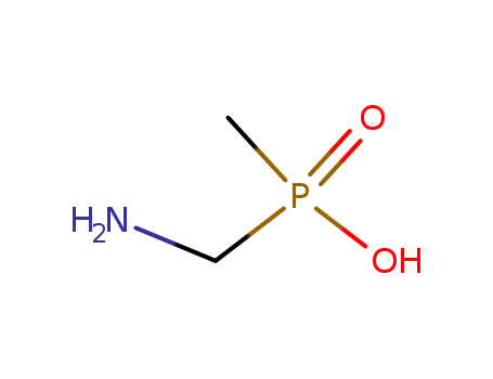 Molecular Structure of 15901-11-8 ((Aminomethyl)methylphosphinic acid)