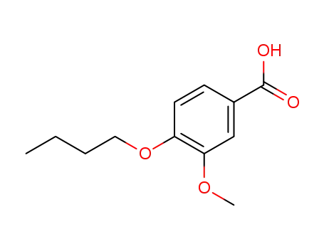 Molecular Structure of 3535-34-0 (4-BUTOXY-3-METHOXY-BENZOIC ACID)