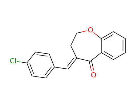 1-Benzoxepin-5(2H)-one, 4-[(4-chlorophenyl)methylene]-3,4-dihydro-,
(E)-