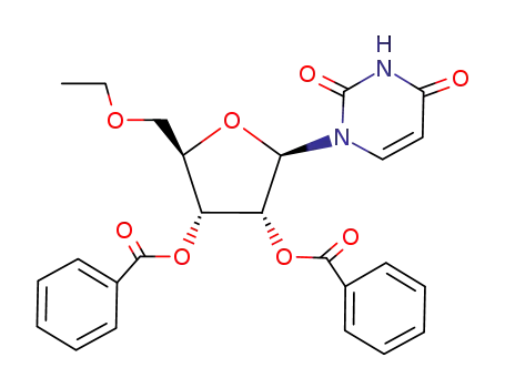 Molecular Structure of 114405-84-4 (Uridine, 5'-O-ethyl-, 2',3'-dibenzoate)