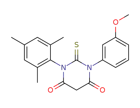 1-(m-Anisyl)-3-(2',4',6'-trimethylphenyl)thiobarbituric acid