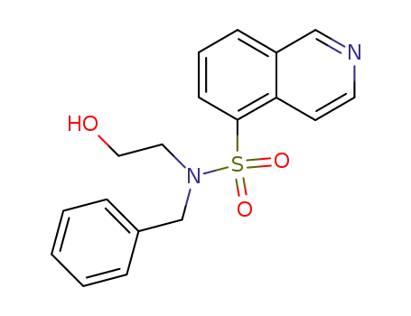 Isoquinoline-5-sulfonic acid benzyl-(2-hydroxy-ethyl)-amide