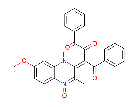 3-(7-methoxy-3-methyl-4-oxidoquinoxalin-2(1H)-ylidene)-1,4-diphenylbutane-1,2,4-trione