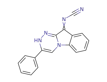 Cyanamide, (3-phenyl[1,2,4]triazino[4,3-a]indol-10(2H)-ylidene)-