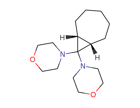 Molecular Structure of 79985-09-4 (Morpholine, 4,4'-bicyclo[5.1.0]oct-8-ylidenebis-, cis-)