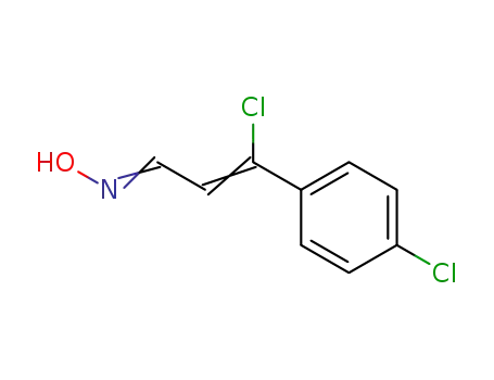 2-Propenal, 3-chloro-3-(4-chlorophenyl)-, oxime