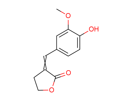 2(3H)-Furanone,dihydro-3-[(4-hydroxy-3-methoxyphenyl)methylene]- cas  5431-89-0