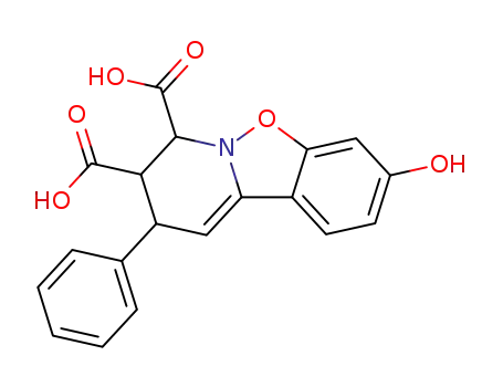 7-hydroxy-3-phenyl-2,3-dihydro-1H-pyrido<1,2-b><1,2>benzisoxazole-1,2-dicarboxylic acid