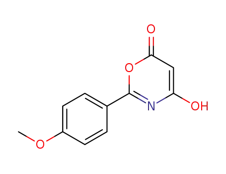 6H-1,3-Oxazin-6-one, 4-hydroxy-2-(4-methoxyphenyl)-