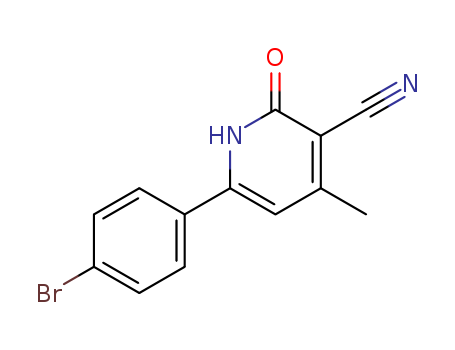 6-(4-BROMOPHENYL)-1,2-DIHYDRO-4-METHYL-2-OXOPYRIDINE-3-CARBONITRILE(109273-56-5)