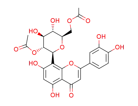 [(2R,3S,4S,5R,6S)-5-acetyloxy-6-[2-(3,4-dihydroxyphenyl)-5,7-dihydroxy-4-oxochromen-8-yl]-3,4-dihydroxyoxan-2-yl]methyl acetate