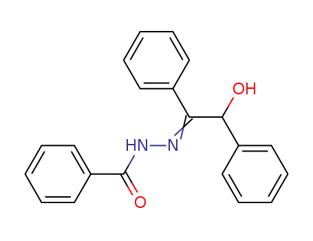 Molecular Structure of 104662-64-8 (E-Benzoinbenzoylhydrazon)