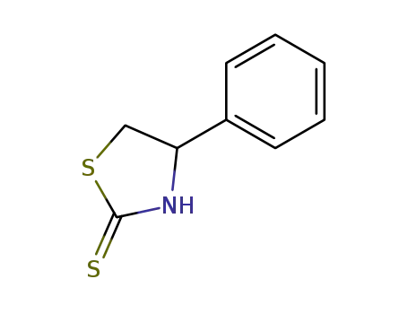 Molecular Structure of 1908-90-3 (4-Phenyl-2-thiazolidinethione)