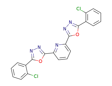 Molecular Structure of 90017-09-7 (Pyridine, 2,6-bis[5-(2-chlorophenyl)-1,3,4-oxadiazol-2-yl]-)