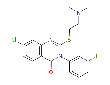 118449-24-4,7-chloro-2-{[2-(dimethylamino)ethyl]sulfanyl}-3-(3-fluorophenyl)quinazolin-4(3H)-one,