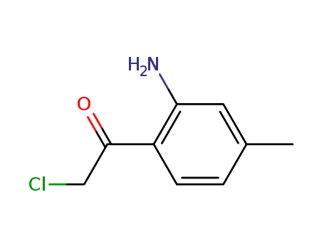 Molecular Structure of 109532-23-2 (Ethanone, 1-(2-amino-4-methylphenyl)-2-chloro- (9CI))