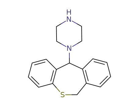 Molecular Structure of 121942-88-9 (1-(6,11-dihydrodibenzo<b,e>thiepin-11-yl)piperazine)