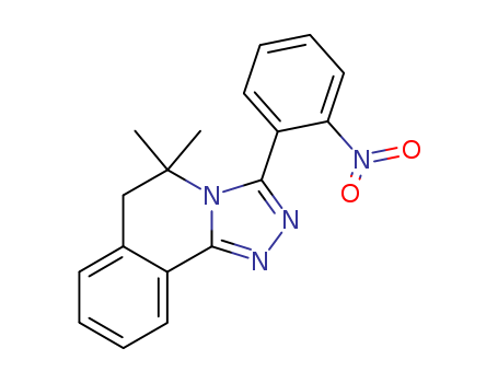 1,2,4-Triazolo[3,4-a]isoquinoline, 5,6-dihydro-5,5-dimethyl-3-(2-nitrophenyl)-