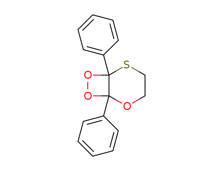 Molecular Structure of 99218-00-5 (1,6-Diphenyl-2,7,8-trioxa-5-thia-bicyclo[4.2.0]octane)