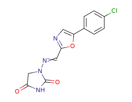 1-[5-(4-chloro-phenyl)-oxazol-2-ylmethyleneamino]-imidazolidine-2,4-dione