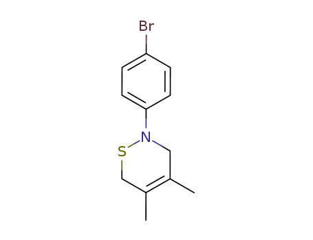 2H-1,2-Thiazine, 2-(4-bromophenyl)-3,6-dihydro-4,5-dimethyl-
