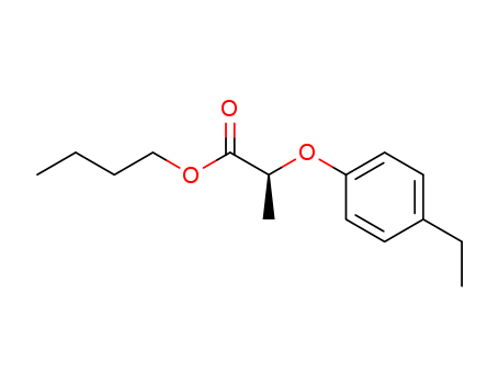 Propanoic acid, 2-(4-ethylphenoxy)-, butyl ester, (2S)-