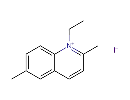 Molecular Structure of 606-93-9 (1-ETHYL-2.6-DIMETHYLQUINOLINIUM IODIDE)