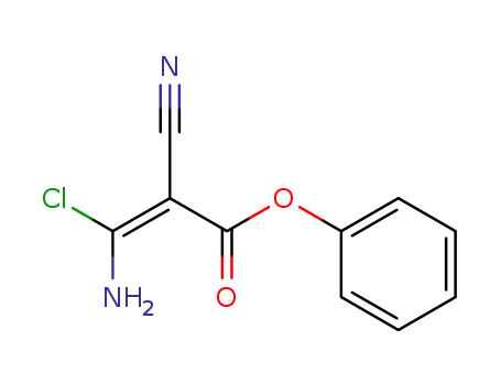 2-Propenoic acid, 3-amino-3-chloro-2-cyano-, phenyl ester, (2E)-