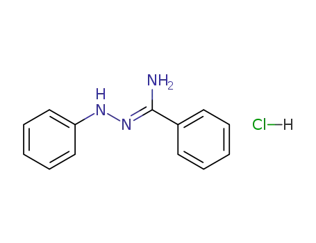 Molecular Structure of 33244-00-7 (N-PHENYLBENZAMIDRAZONE HYDROCHLORIDE			)