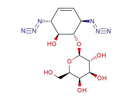 (+)-(3,5/4,6)-3,6-diazido-4-O-(β-D-galactopyranosyl)-5-hydroxycyclohexene