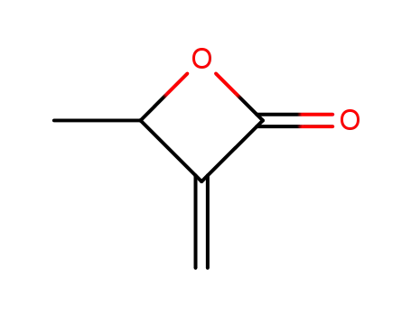 Molecular Structure of 117203-16-4 (2-Oxetanone, 4-methyl-3-methylene-)