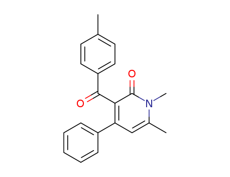 1,6-DIMETHYL-3-(4-METHYLBENZOYL)-4-PHENYL-2(1H)-PYRIDINONECAS
