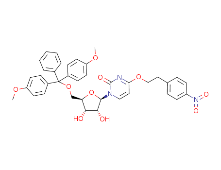 Uridine, 5'-O-[bis(4-methoxyphenyl)phenylmethyl]-4-O-[2-(4-nitrophenyl)ethyl]-