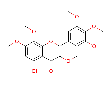 4H-1-Benzopyran-4-one,
5-hydroxy-3,7,8-trimethoxy-2-(3,4,5-trimethoxyphenyl)-