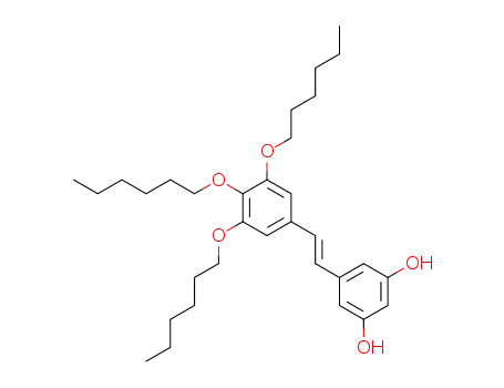 1,3-Benzenediol, 5-[2-[3,4,5-tris(hexyloxy)phenyl]ethenyl]-, (E)-