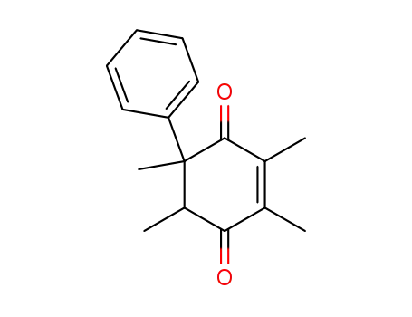 2,3,5,6-tetramethyl-5-phenyl-cyclohex-2-ene-1,4-dione