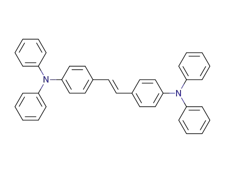 Molecular Structure of 116942-09-7 (4,4'-(1,2-Ethenediyl)bis[N,N-diphenylbenzenamine])