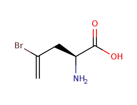 Molecular Structure of 151144-96-6 (L-2-AMINO-4-BROMO-4-PENTENOIC ACID)