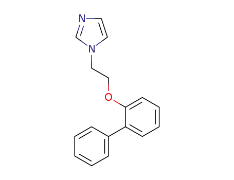 Molecular Structure of 107352-48-7 (1-<2-(<1,1'-biphenyl>-2-yloxy)ethyl>-1H-imidazole)