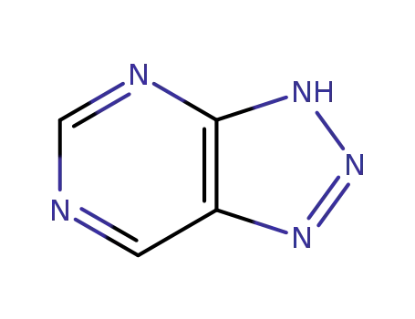 Molecular Structure of 273-40-5 (1H-1,2,3-Triazolo[4,5-d]pyrimidine (9CI))