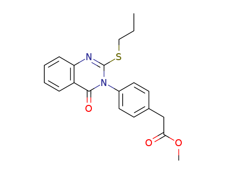 102037-99-0,methyl {4-[4-oxo-2-(propylsulfanyl)quinazolin-3(4H)-yl]phenyl}acetate,