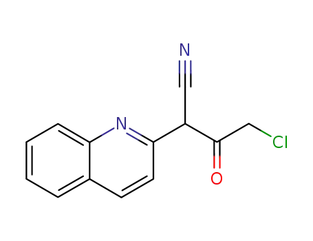 2-Quinolineacetonitrile, a-(chloroacetyl)-