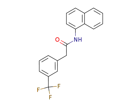 Molecular Structure of 360772-94-7 (Benzeneacetamide, N-1-naphthalenyl-3-(trifluoromethyl)-)