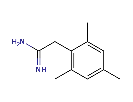 Molecular Structure of 173601-36-0 (2-(2,4,6-TRIMETHYL-PHENYL)-ACETAMIDINE)