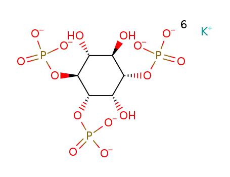 Molecular Structure of 103476-24-0 (D-MYO-INOSITOL 1,4,5-TRISPHOSPHATE HEXAPOTASSIUM SALT)