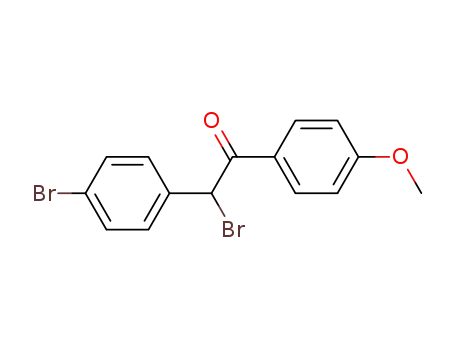 Molecular Structure of 591246-13-8 (Ethanone, 2-bromo-2-(4-bromophenyl)-1-(4-methoxyphenyl)-)