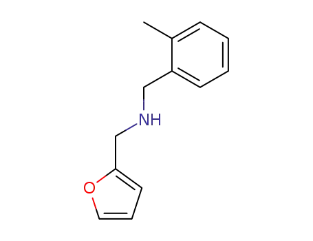 Molecular Structure of 225236-01-1 (FURAN-2-YLMETHYL-(2-METHYL-BENZYL)-AMINE)