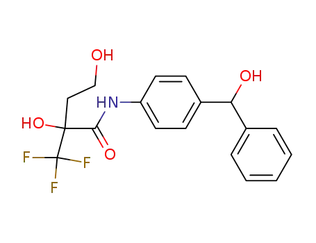 Butanamide,
2,4-dihydroxy-N-[4-(hydroxyphenylmethyl)phenyl]-2-(trifluoromethyl)-